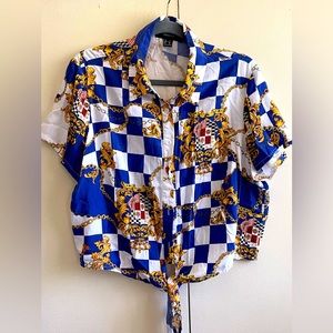 Forever21+ Crop Shirt